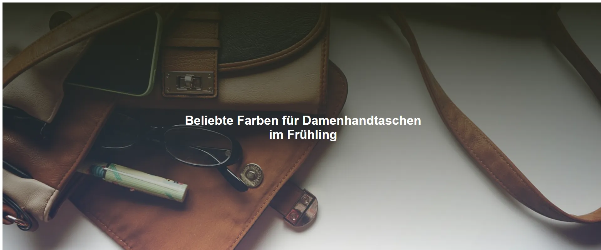 Beliebte Farben für Damenhandtaschen im Frühling