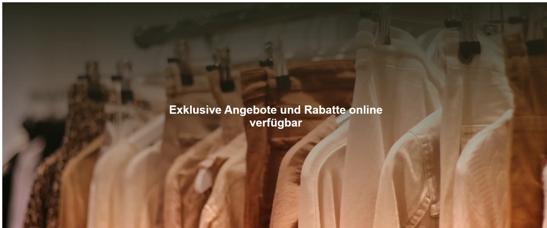 Exklusive Angebote und Rabatte online verfügbar