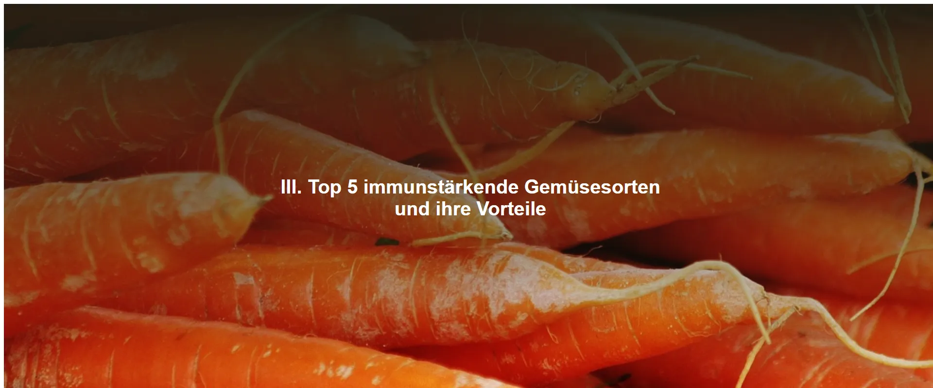 Top 5 immunstärkende Gemüsesorten und ihre Vorteile