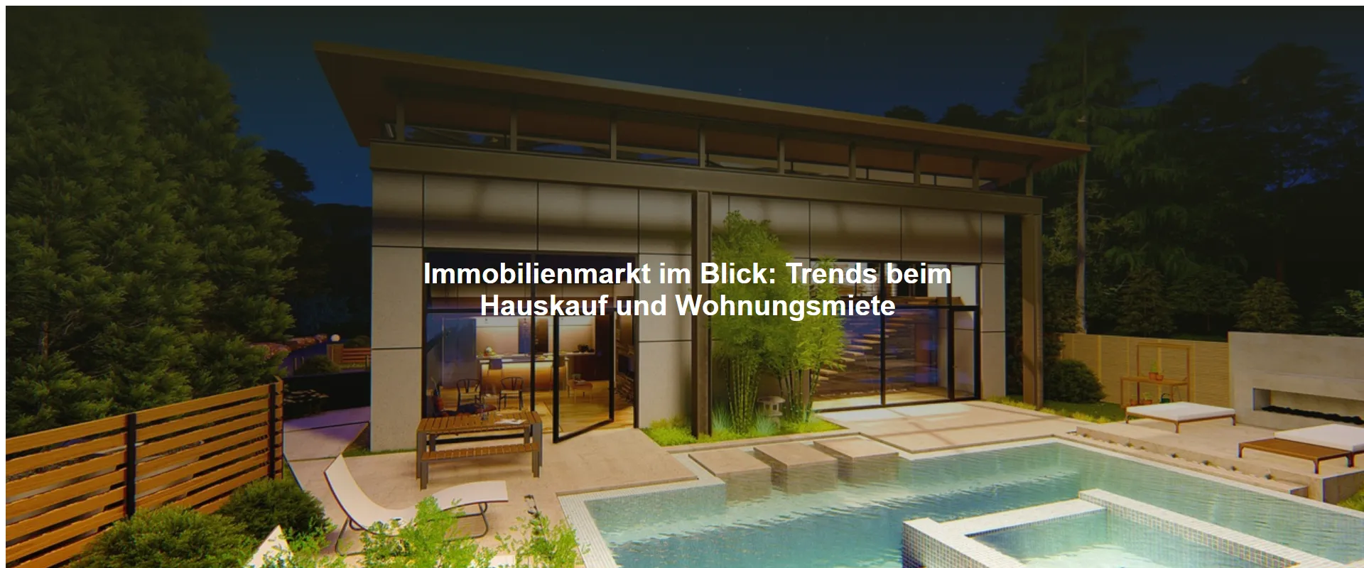 Immobilienmarkt im Blick: Trends beim Hauskauf und Wohnungsmiete