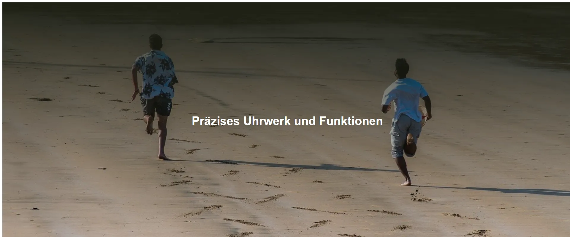 Präzises Uhrwerk und Funktionen